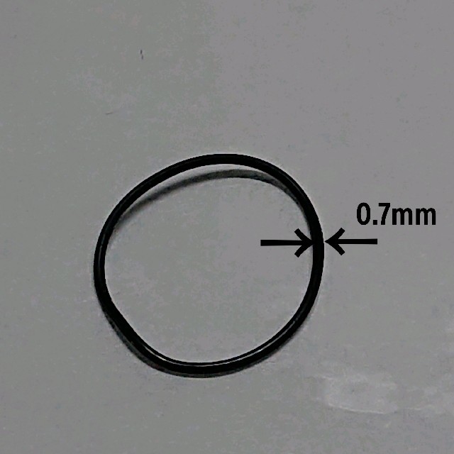 腕時計裏蓋交換用パーツ(Oリング〜パッキン) メンズの時計(その他)の商品写真