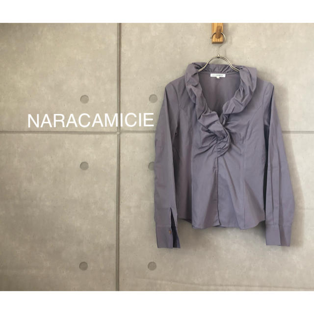 NARACAMICIE(ナラカミーチェ)のNARACAMICIE フリル ブラウス レディースのトップス(シャツ/ブラウス(長袖/七分))の商品写真