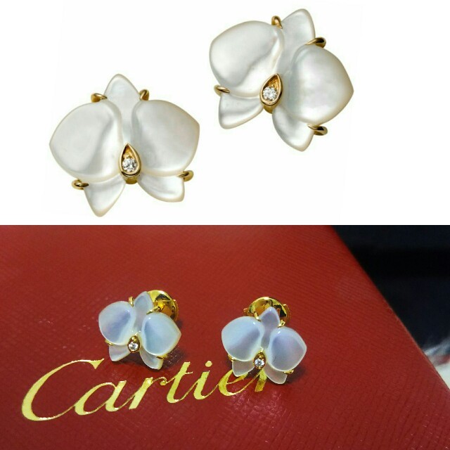 Cartier - レア☆カルティエ カレス・ドルキデ・パル ピアス 白蝶貝 の通販 by mica_shop｜カルティエならラクマ