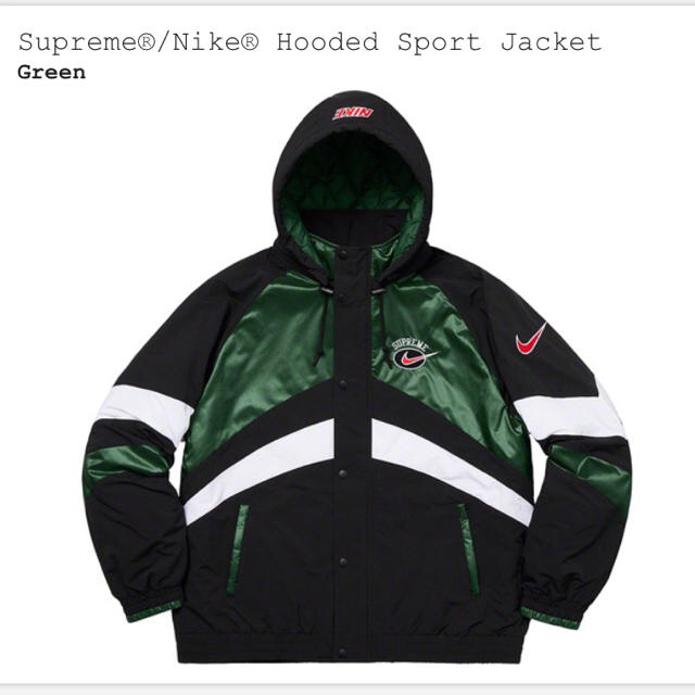 【Ｓ】トラビス着 supreme nike hooded sportjacket