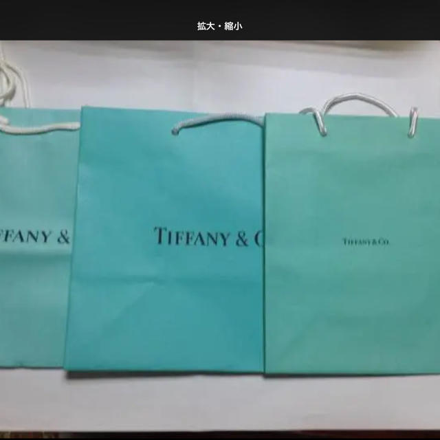 Tiffany & Co.(ティファニー)のティファニー ショップ袋 レディースのバッグ(ショップ袋)の商品写真