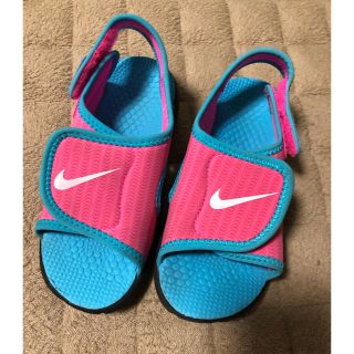 ナイキ(NIKE)のナイキ サンダル  16  ピンク(サンダル)