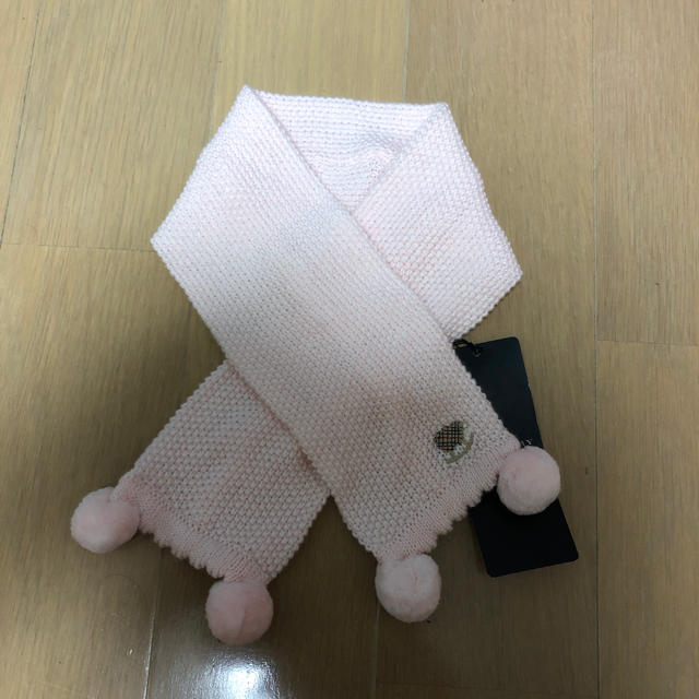 BURBERRY(バーバリー)の新品 バーバリー 綿マフラー 赤ちゃん 幼児 バーバリーロンドン ピンク キッズ/ベビー/マタニティのこども用ファッション小物(マフラー/ストール)の商品写真