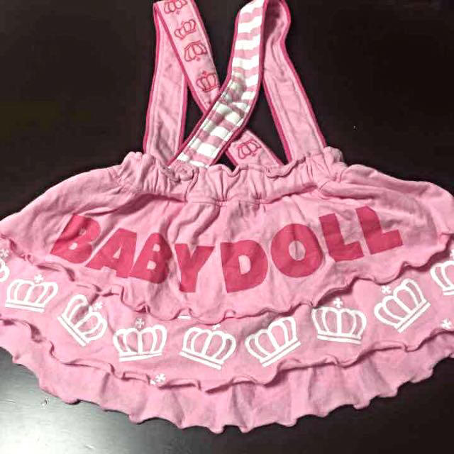 BABYDOLL(ベビードール)のベビードール ジャンパースカート キッズ/ベビー/マタニティのベビー服(~85cm)(スカート)の商品写真