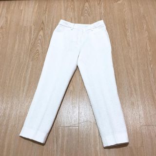 アールユー(RU)の小さいサイズ XXSサイズ相当 白パンツ(クロップドパンツ)