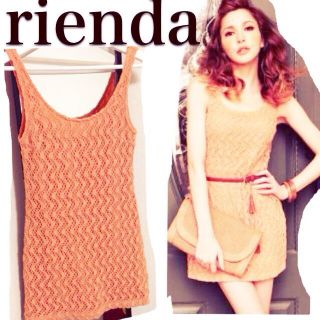 リエンダ(rienda)の7月末まで1700→1400円(ミニワンピース)