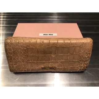 ミュウミュウ(miumiu)のmiu miu 長財布(財布)