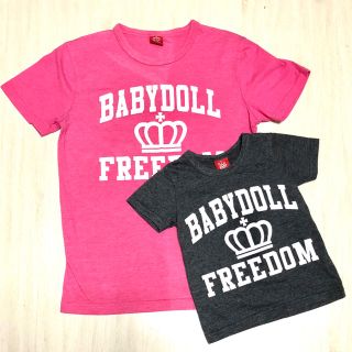 ベビードール(BABYDOLL)の親子お揃い ベビードール レディース 100cm babydoll Tシャツ(Tシャツ/カットソー)