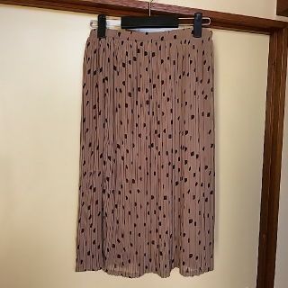 アナップラティーナ(ANAP Latina)の【麻奈様専用】ANAP LATINA シフォンドット柄プリーツミドル丈スカート(ひざ丈スカート)