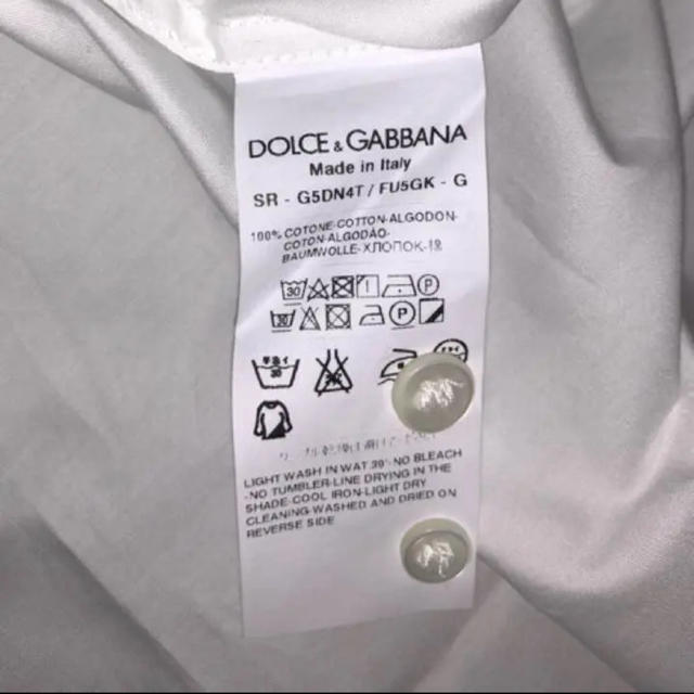 DOLCE&GABBANA(ドルチェアンドガッバーナ)のDOLCE&GABBANA シャツ 新品 メンズのトップス(Tシャツ/カットソー(七分/長袖))の商品写真