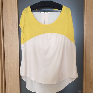 ブランバスク(blanc basque)のバイカラープルオーバー(カットソー(半袖/袖なし))