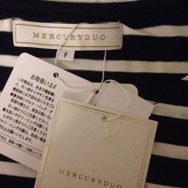 MERCURYDUO(マーキュリーデュオ)のMERCURYDUO タグ付 レディースのトップス(Tシャツ(半袖/袖なし))の商品写真