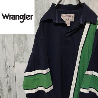 ラングラー(Wrangler)の【レア】ラングラー wrangler☆サイドラインデザインラガーシャツ(シャツ)