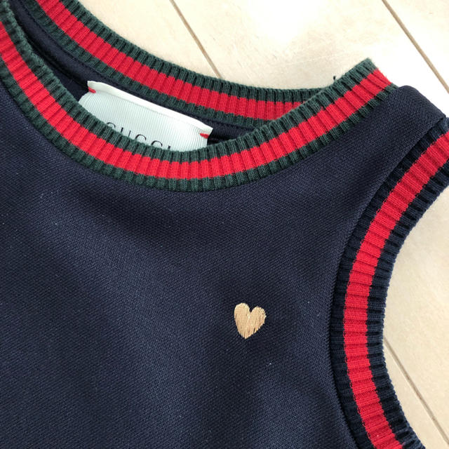 Gucci(グッチ)のグッチキッズ ワンピース 最終 キッズ/ベビー/マタニティのキッズ服女の子用(90cm~)(ワンピース)の商品写真