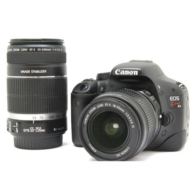 デジタル一眼美品 キヤノン Canon X4 ダブルズームキット