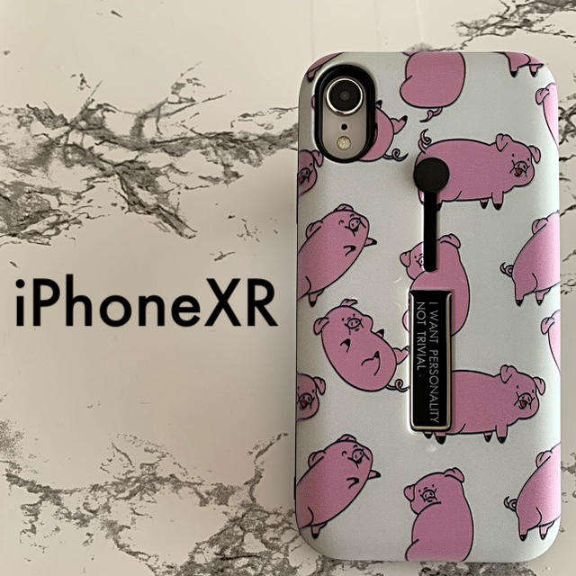 iPhoneXR専用 ケースカバー Pigの通販 by ⚠️17日〜23日は発送お休みです。即購入OK❣️｜ラクマ