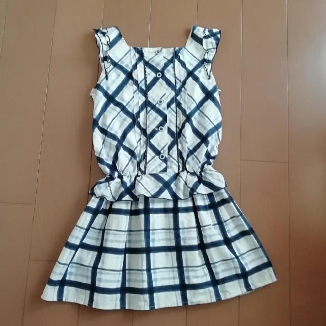 COMME CA FILLE ノースリーブワンピース 110キッズ服女の子用(90cm~)