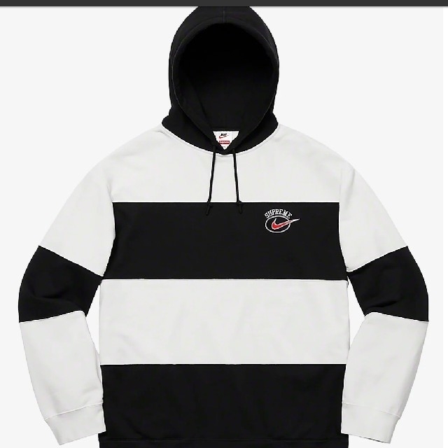 XL Supreme Nike Stripe Hooded Sweatshirt