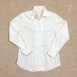 ［7］シンプルコットンシャツ(シャツ/ブラウス(長袖/七分))