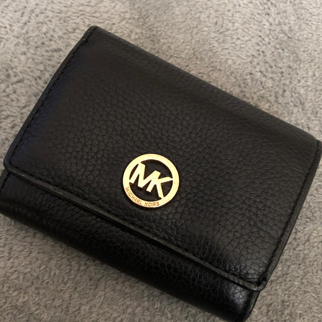 〇〇MICHAEL KORS マイケルコース 二つ折財布 ブラック