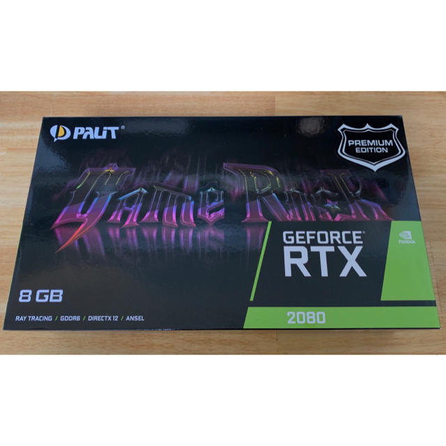 新品同様】GeForce RTX 2080 GDDR6 8GB GameRock