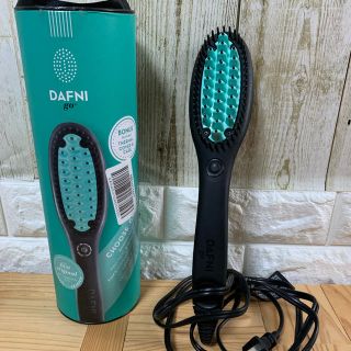 DAFNI go ダフニゴー ストレートヒートブラシ ❀グリーン (ヘアアイロン)