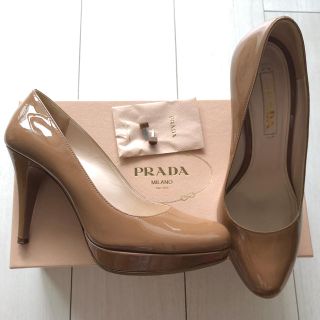 プラダ(PRADA)のPRADA キャメル(ハイヒール/パンプス)