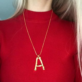 ザラ(ZARA)の【A】イニシャル アルファベット(ネックレス)