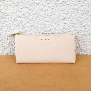 フルラ(Furla)の新品フルラ長財布バッグポーチベージュ正規(財布)