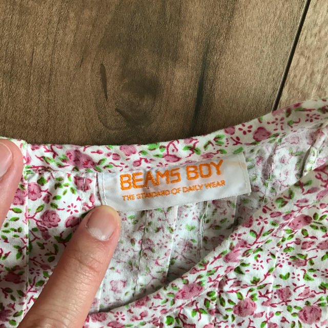 BEAMS BOY(ビームスボーイ)のBEAMS BOY 花柄 フレアワンピース レディースのワンピース(ひざ丈ワンピース)の商品写真