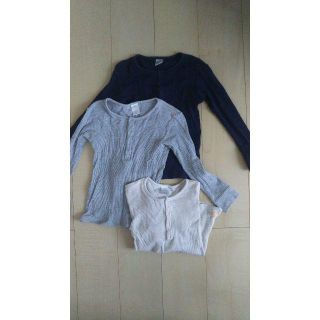 ボボチョース(bobo chose)のtinny cottons 8y ヘンリーネック カットソー セット キッズ (Tシャツ/カットソー)