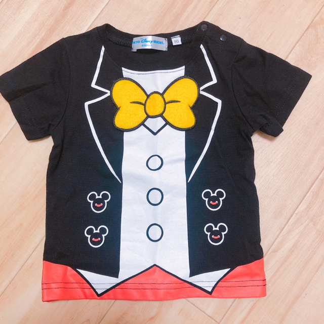 Disney(ディズニー)のミッキー Tシャツ 80 キッズ/ベビー/マタニティのベビー服(~85cm)(Ｔシャツ)の商品写真