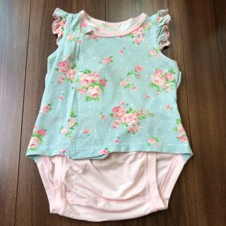 コンビミニ(Combi mini)のコンビミニ ラップコンパクト 女の子 70 夏服(カバーオール)