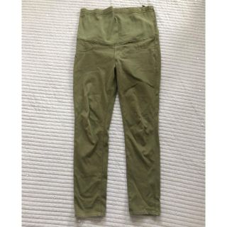 ユニクロ(UNIQLO)のマタニティ レギンスパンツ OLIVE XL(マタニティボトムス)