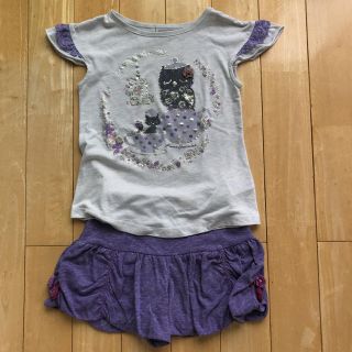 アナスイミニ(ANNA SUI mini)のアナスイミニ 120  Tシャツパンツ 上下セット(Tシャツ/カットソー)