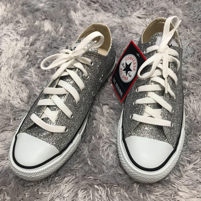 美品 converse スニーカー キラキラ グリッターレディース