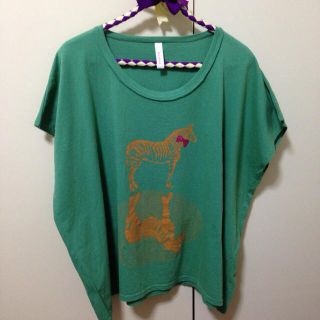 クスクス(kuskus)の♡kuskus♡しまうまプリントTシャツ(Tシャツ(半袖/袖なし))