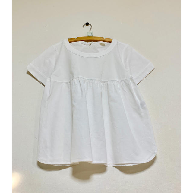 Techichi(テチチ)のテチチ バックリボン プルオーバー ブラウス シャツ Tシャツ 白 レディースのトップス(シャツ/ブラウス(半袖/袖なし))の商品写真