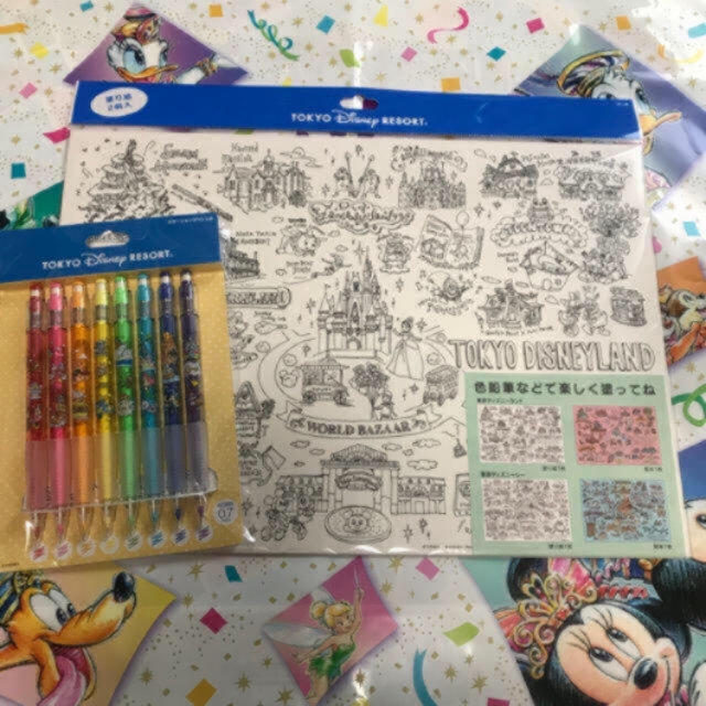 Disney ディズニーリゾート限定商品 手書き風 イラスト 塗り絵 カラーシャープペンシルの通販 By Hiro S Shop ディズニー ならラクマ