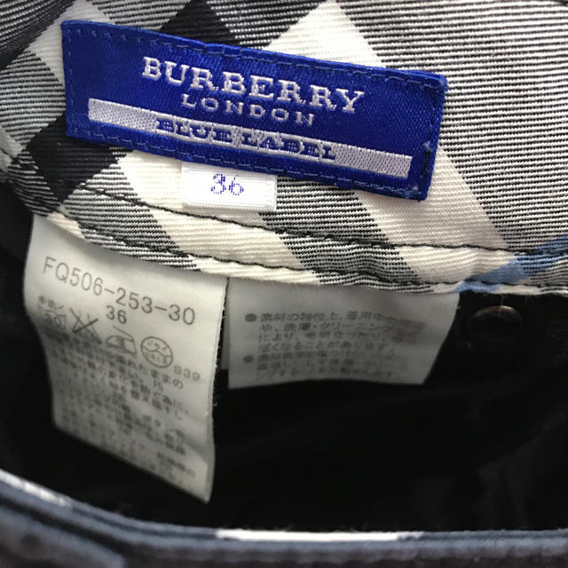 BURBERRY BLUE LABEL(バーバリーブルーレーベル)のバーバリー ブルーレーベル レディース ハーフパンツ サイズ36 レディースのパンツ(ハーフパンツ)の商品写真
