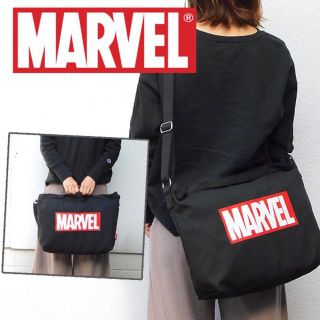 マーベル(MARVEL)の送料無料 マーベル 2WAY ショルダーバッグ メンズ レディース 新品WHBK(ショルダーバッグ)