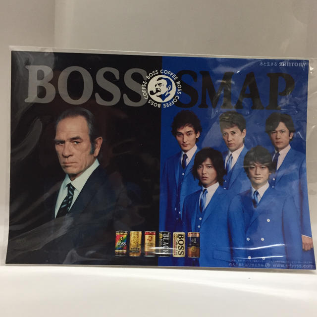 BOSS(ボス)のSMAP&トミー・リー・ジョーンズのBOSSステッカー エンタメ/ホビーのタレントグッズ(アイドルグッズ)の商品写真