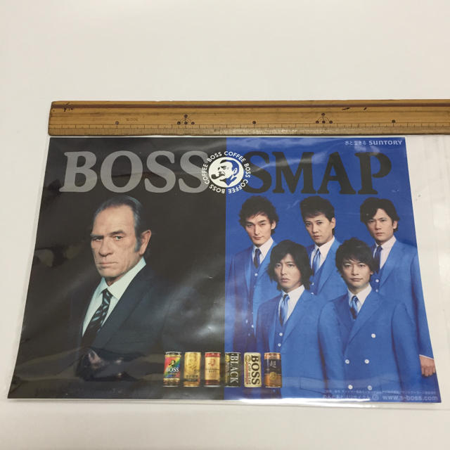 BOSS(ボス)のSMAP&トミー・リー・ジョーンズのBOSSステッカー エンタメ/ホビーのタレントグッズ(アイドルグッズ)の商品写真