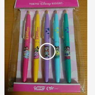 ディズニー(Disney)の新作ディズニー レトロシリーズ 
ボールペン BIC パープル
(ペン/マーカー)