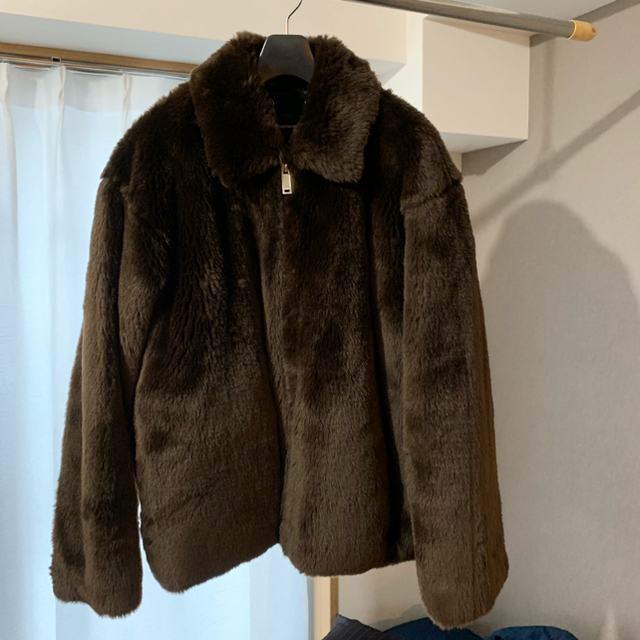 FAUX FUR QUILTED LINING JACKET