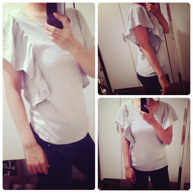 GAP(ギャップ)のギャップ フリル 半袖 Tシャツ レディースのトップス(Tシャツ(半袖/袖なし))の商品写真