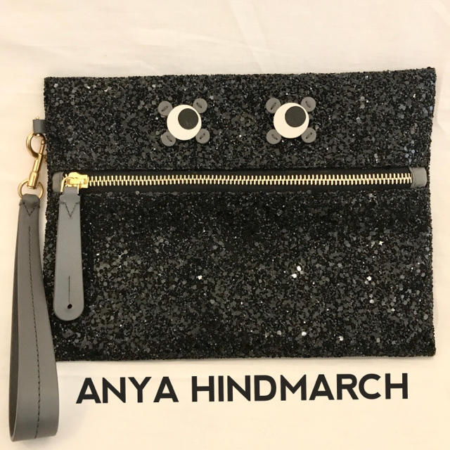 ANYA HINDMARCH(アニヤハインドマーチ)のANYAHINDMARCHアニヤハインドマーチ クラッチバッグ 結婚式 ポーチ レディースのバッグ(クラッチバッグ)の商品写真