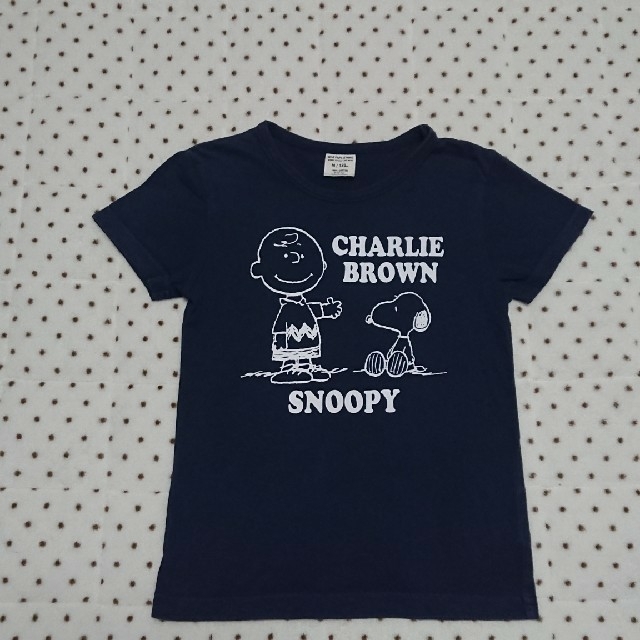 PEANUTS(ピーナッツ)のスヌーピー Tシャツネイビー120サイズ キッズ/ベビー/マタニティのキッズ服男の子用(90cm~)(Tシャツ/カットソー)の商品写真