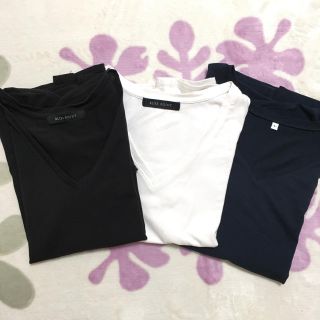 ムジルシリョウヒン(MUJI (無印良品))のVネックTシャツ 3枚セット(Tシャツ(半袖/袖なし))