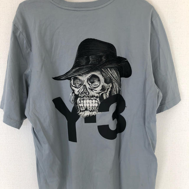 Y-3 スカル tee Mサイズ ライトブルー yohji yamamoto - Tシャツ